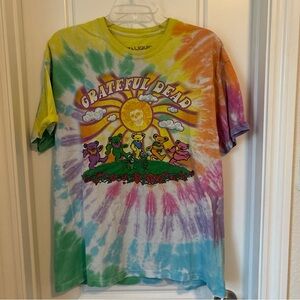 Liquid Blue Men’s Tie-Dye Grateful Dead T-Shirt